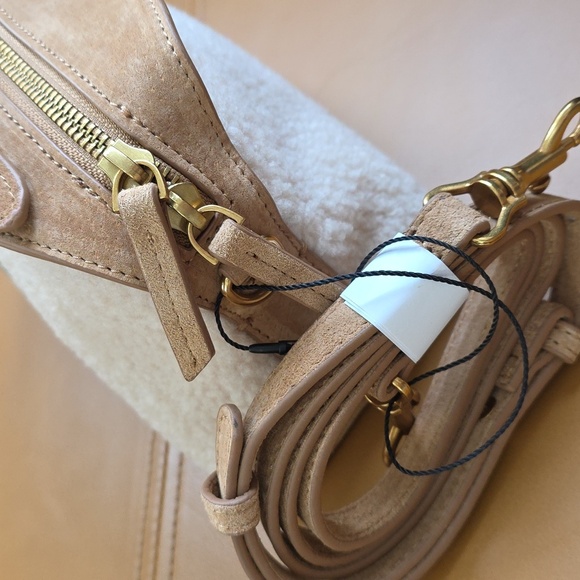 Zara Cream and Tan Satchel Bag - Picture 9 of 15